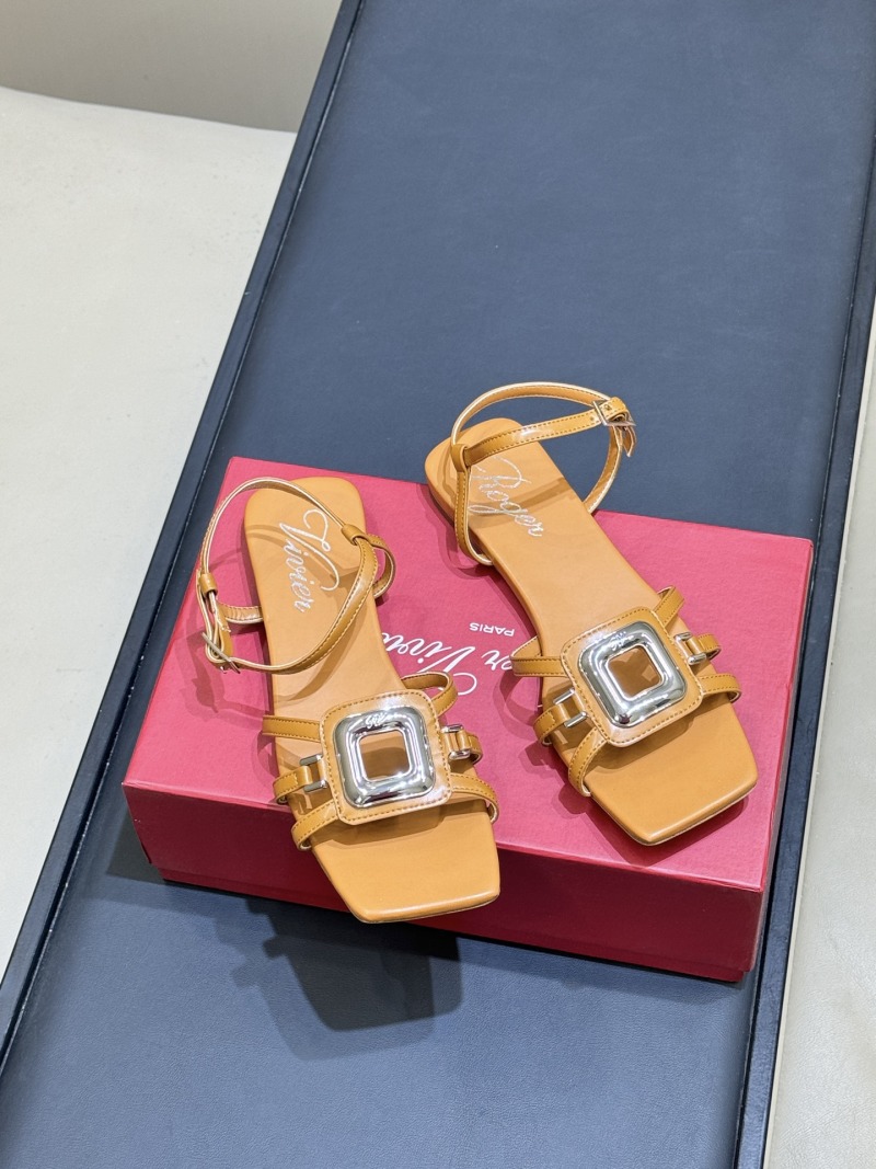 Roger Vivier женские босоножки с квадратной пряжкой