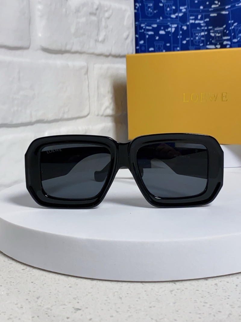 Loewe P100 женские солнцезащитные очки с крупной оправой и цветными линзами