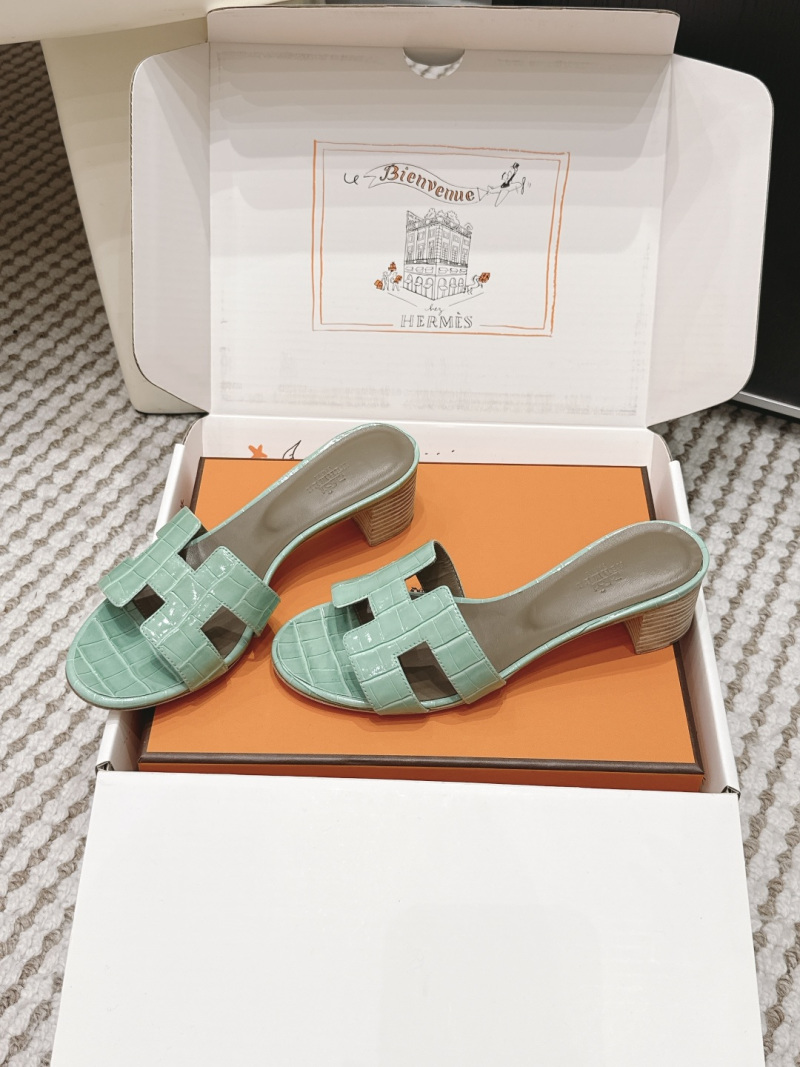 Женские кожаные сандалии Hermes H-образная форма Hermès