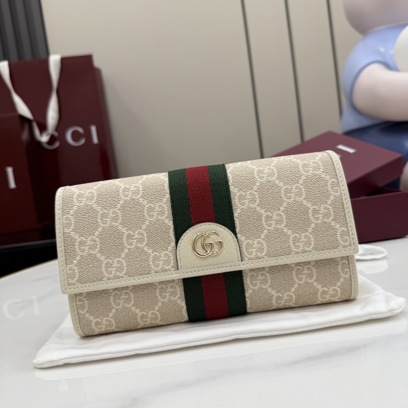 Портмоне Gucci с монограммой и кантом