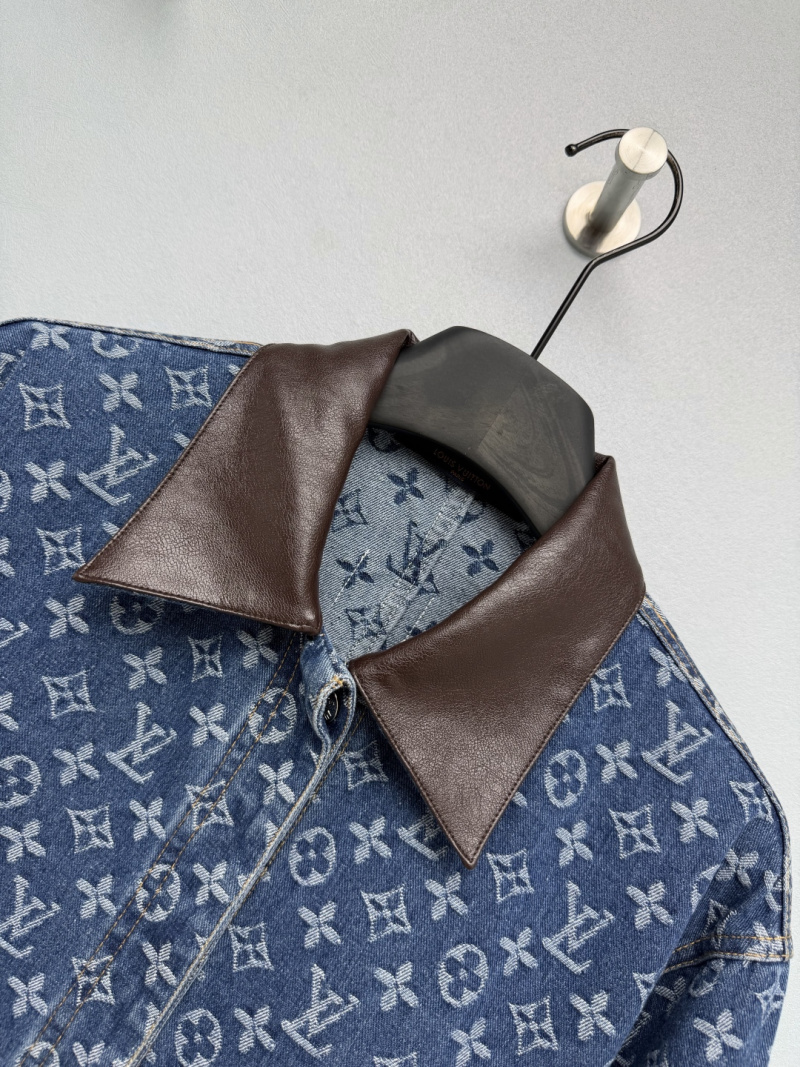 Джинсовая куртка Louis Vuitton с монограммой