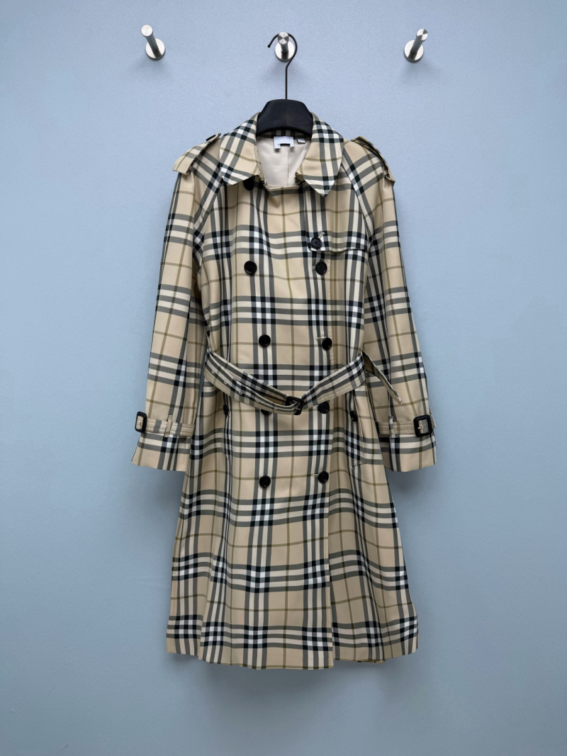 Классическое пальто Burberry в клетку