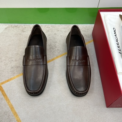 Лоферы мужские Ferragamo коричневые