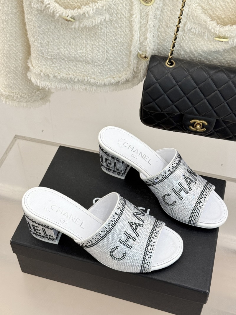 Сандалии женские с кристаллами Chanel