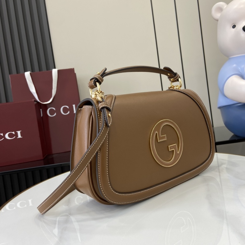 Сумка Gucci коричневая с логотипом GG