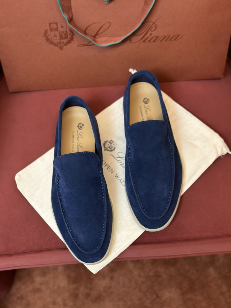 Мужские замшевые мокасины Loro Piana Summer Walk