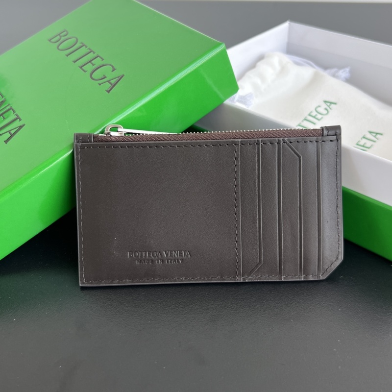 Мужской кожаный кошелек-визитница Bottega Veneta