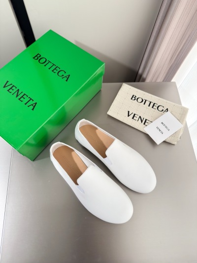 Женские мокасины Bottega Veneta Rocco белые