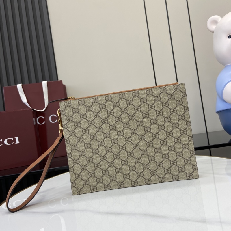 Портмоне Gucci с принтом и ремешком