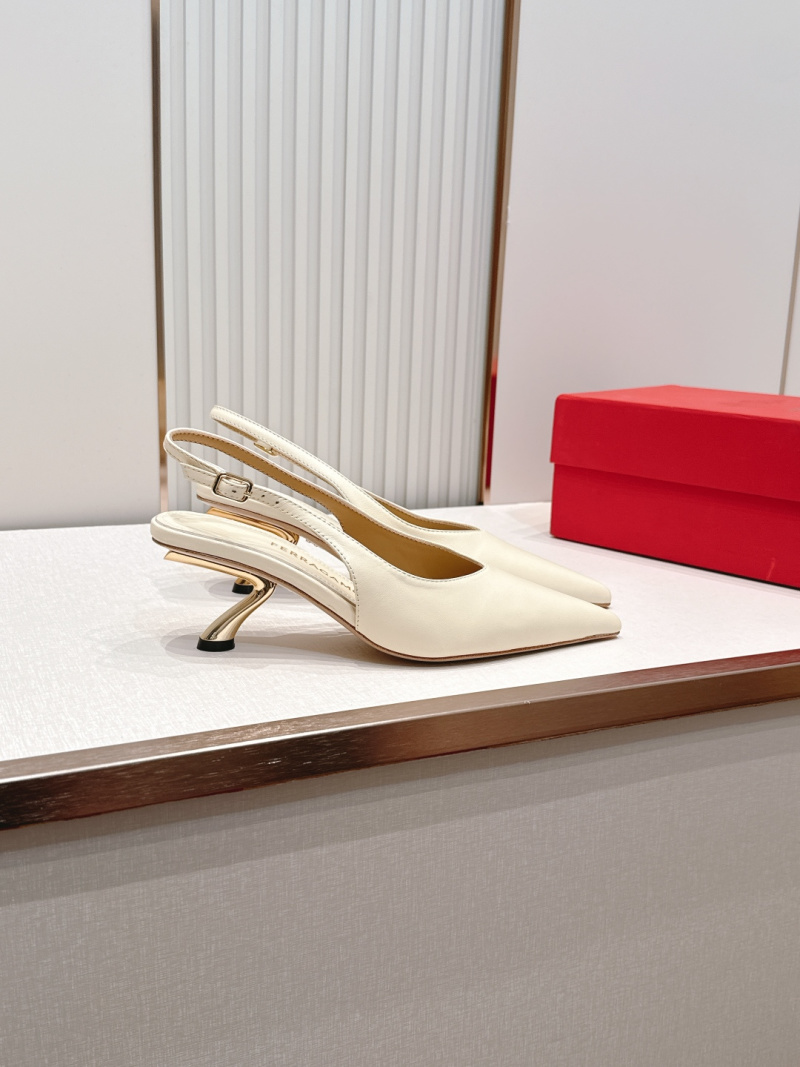Сандалии Salvatore Ferragamo на высоком каблуке