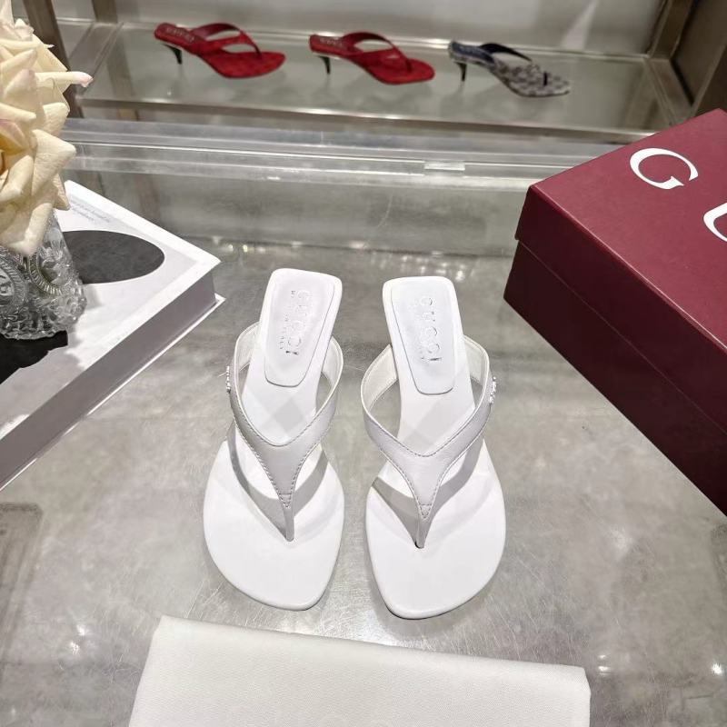 Женские сабо Gucci из натуральной кожи на каблуке