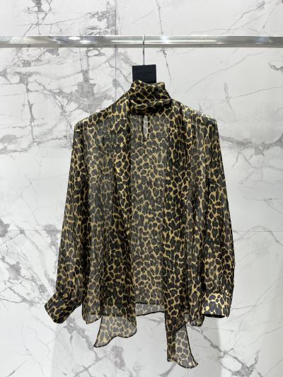 Блуза Saint Laurent леопардового принта