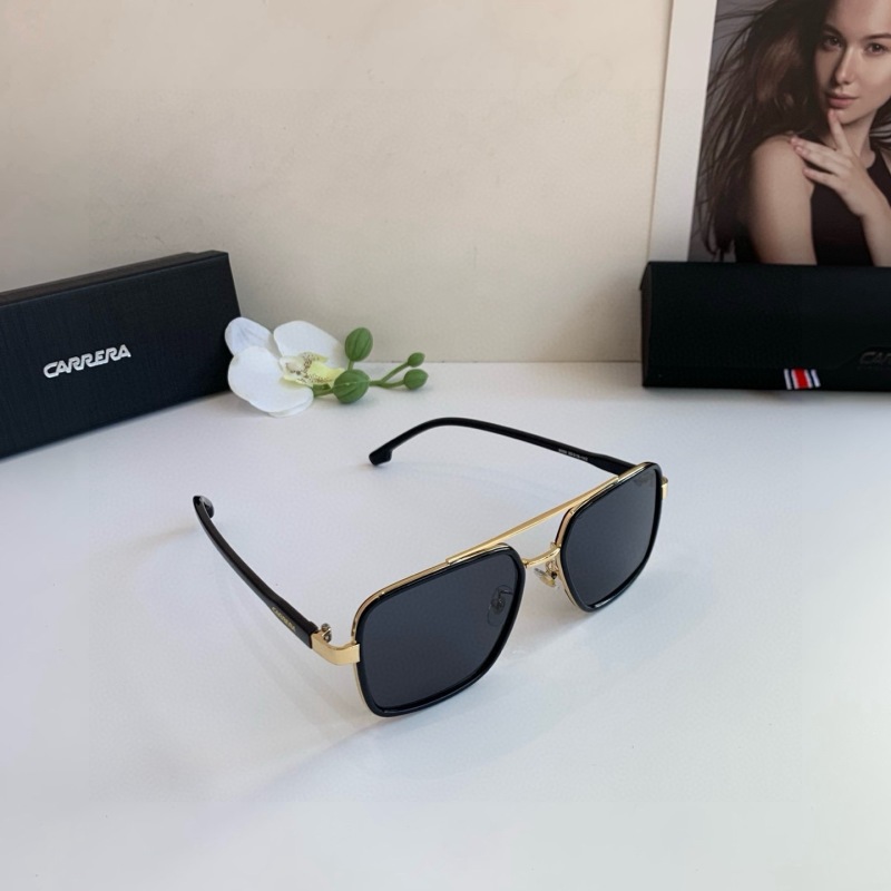 Солнечные очки Carrera квадратные с золотым мостиком