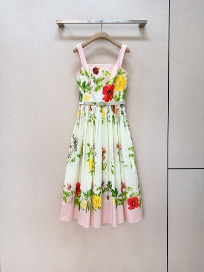 Платье Oscar de la Renta цветочное