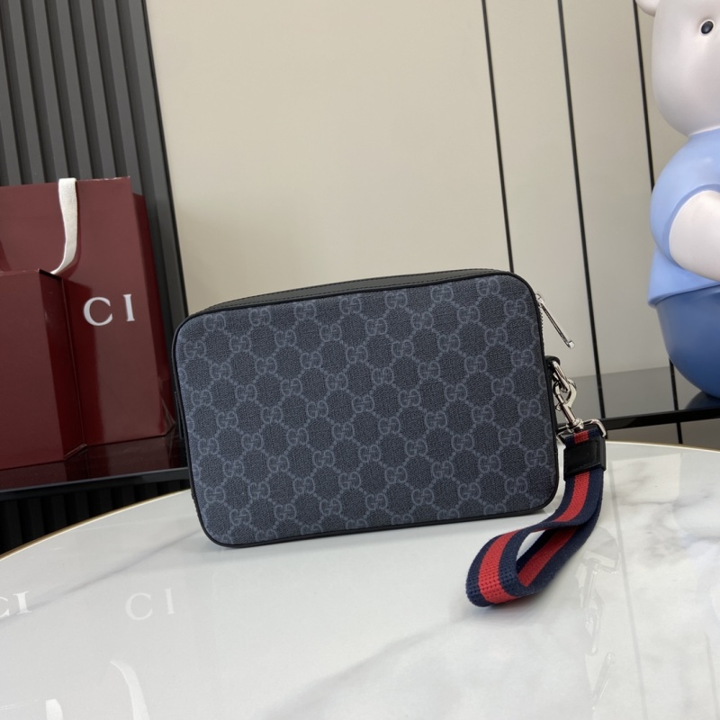 Портмоне Gucci с монограммой и ремешком