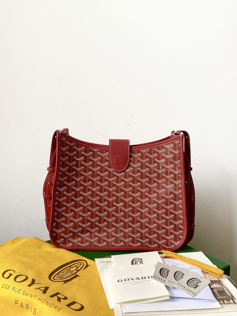 Сумка Goyard Musette красная