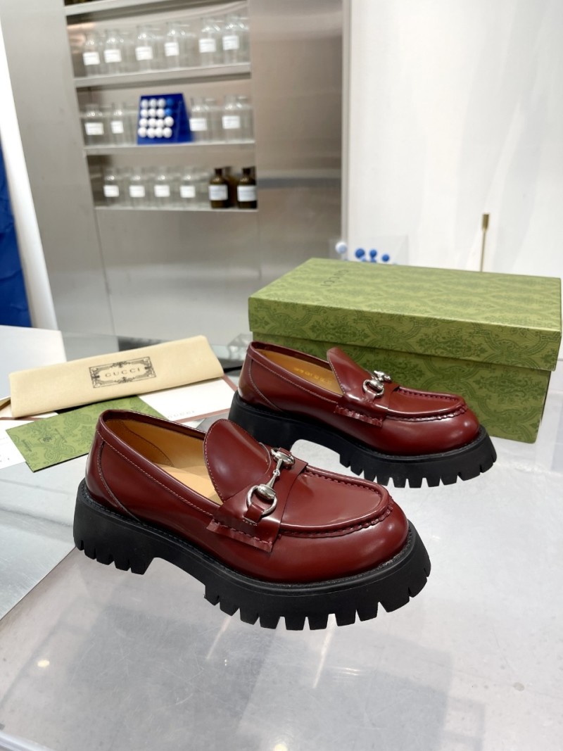 Мокасины Gucci с каучуковой подошвой