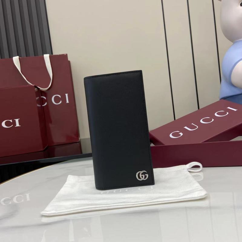 Портмоне Gucci черное с логотипом