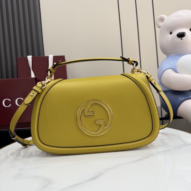 Сумка Gucci желтая с логотипом