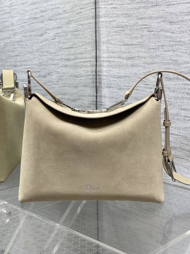 Сумка Dior бежевая с логотипом