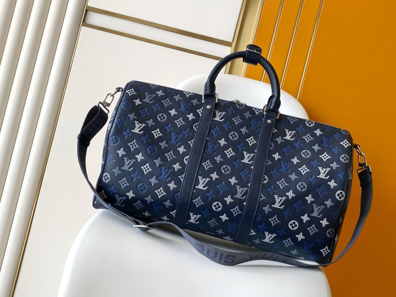Дорожная сумка Louis Vuitton Keepall Bandoulière 50 Monogram Shadow