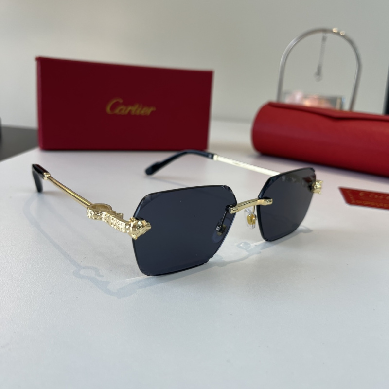 Солнцезащитные очки без оправы Cartier