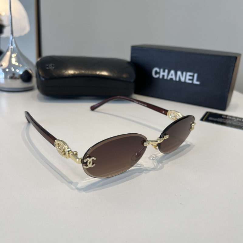 Винтажные солнцезащитные очки Chanel без оправы