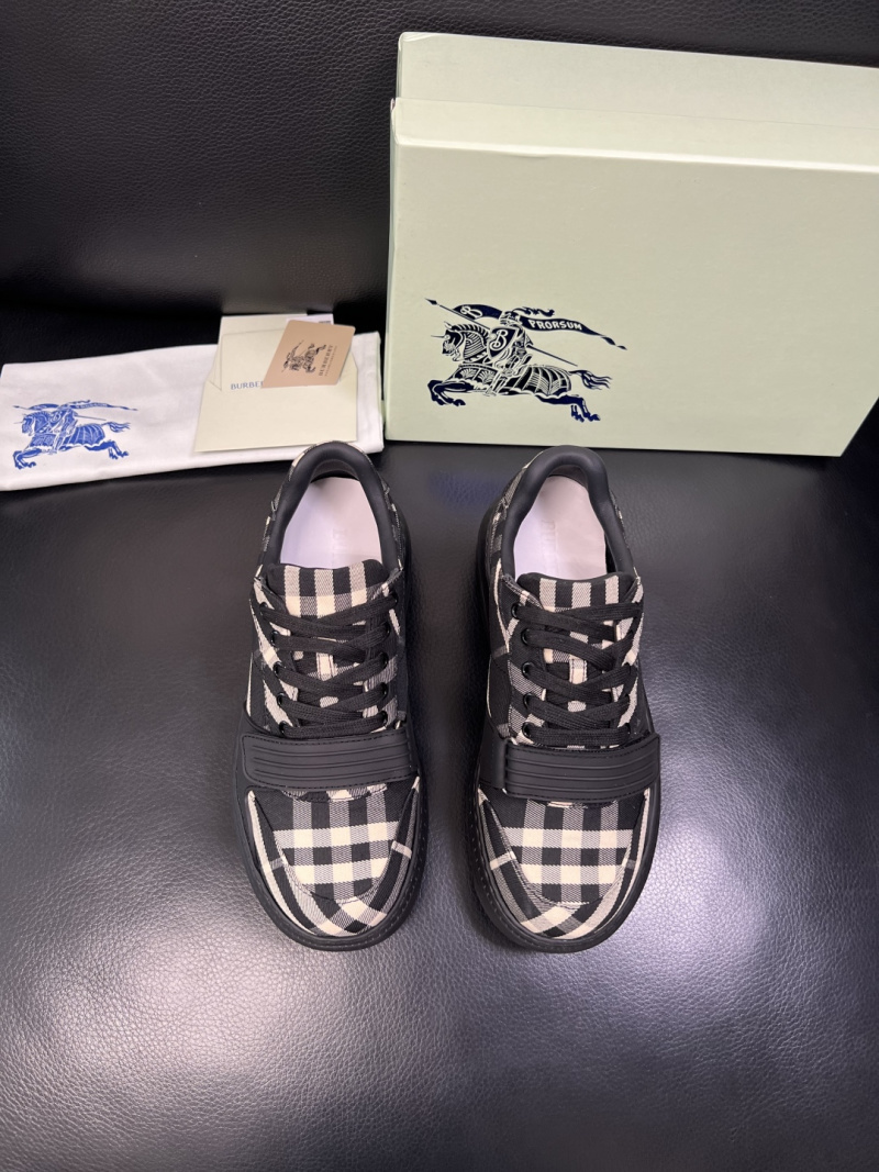 Мужские кроссовки с клетчатым принтом Burberry