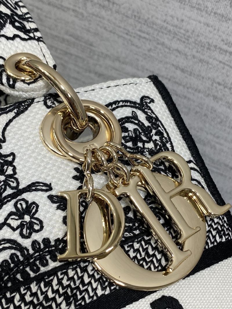 Сумка Dior Lady Dior с принтом