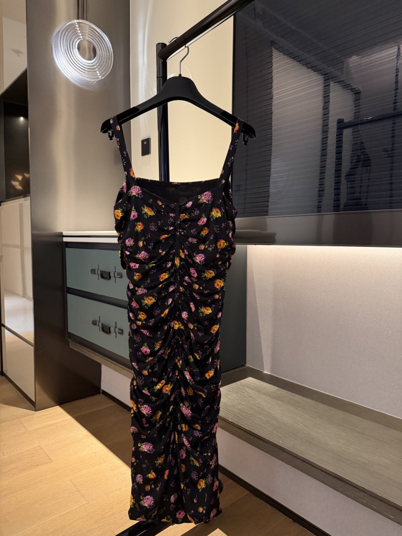 Повседневное платье с цветочным принтом Dolce & Gabbana