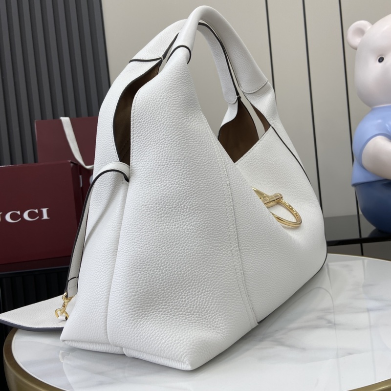 Сумка Gucci White Horsebit