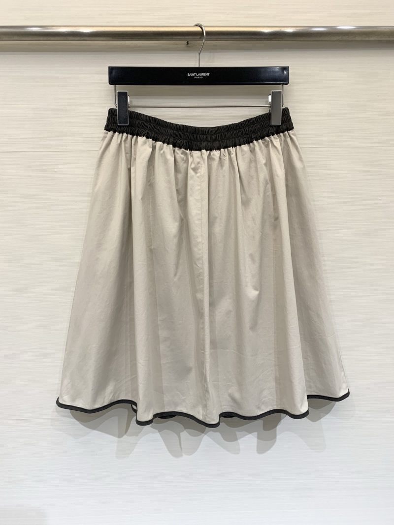 MM6 Юбка женская А-силуэта с контрастной отделкой MM6 Maison Margiela