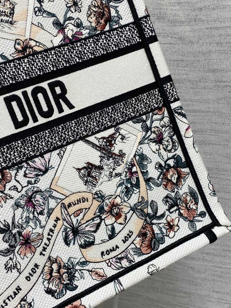 Сумка-тоут Christian Dior с цветочным принтом