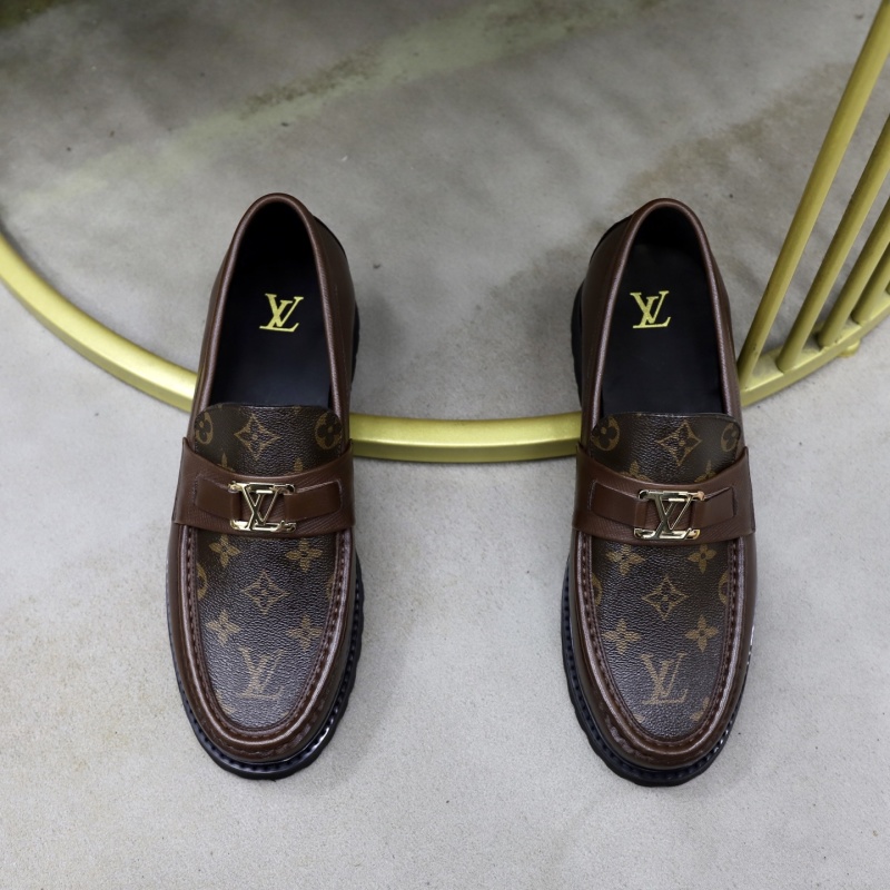 Мужские мокасины Louis Vuitton Коричневые