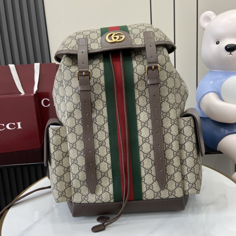 Рюкзак Gucci с монограммой и цветной полосой