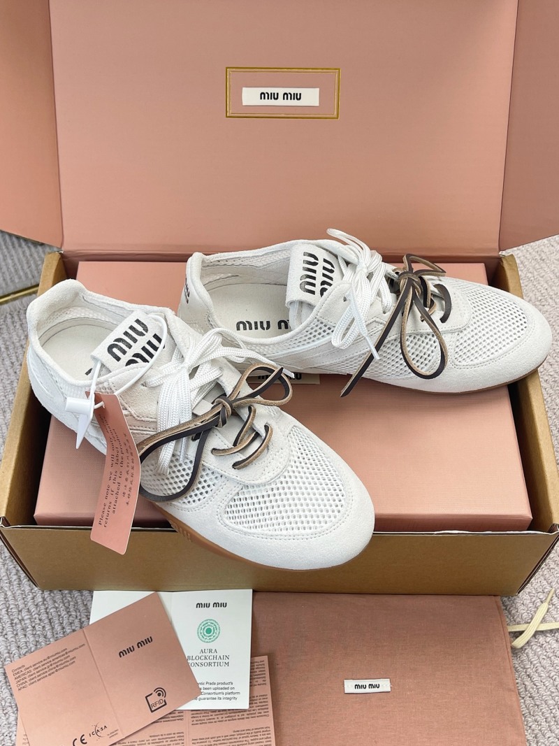 Женские кеды Miu Miu модель Gymnasium