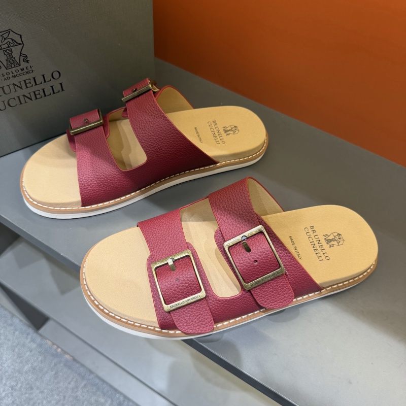 Мужские шлёпанцы Brunello Cucinelli
