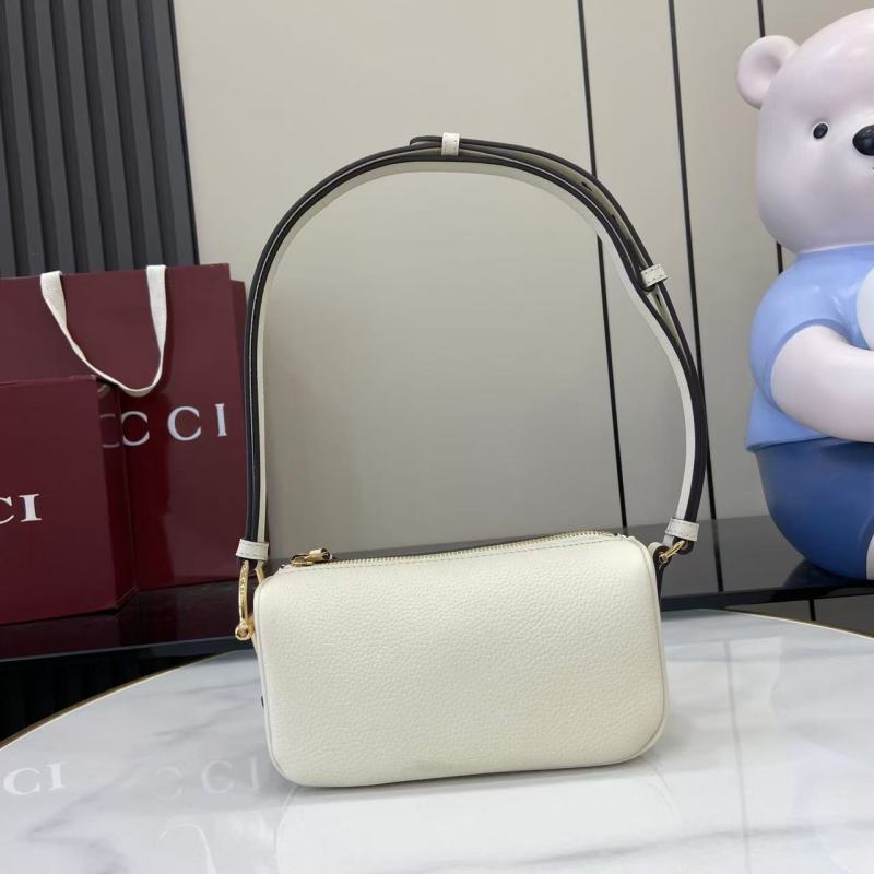 Сумка Gucci белая с ремешком