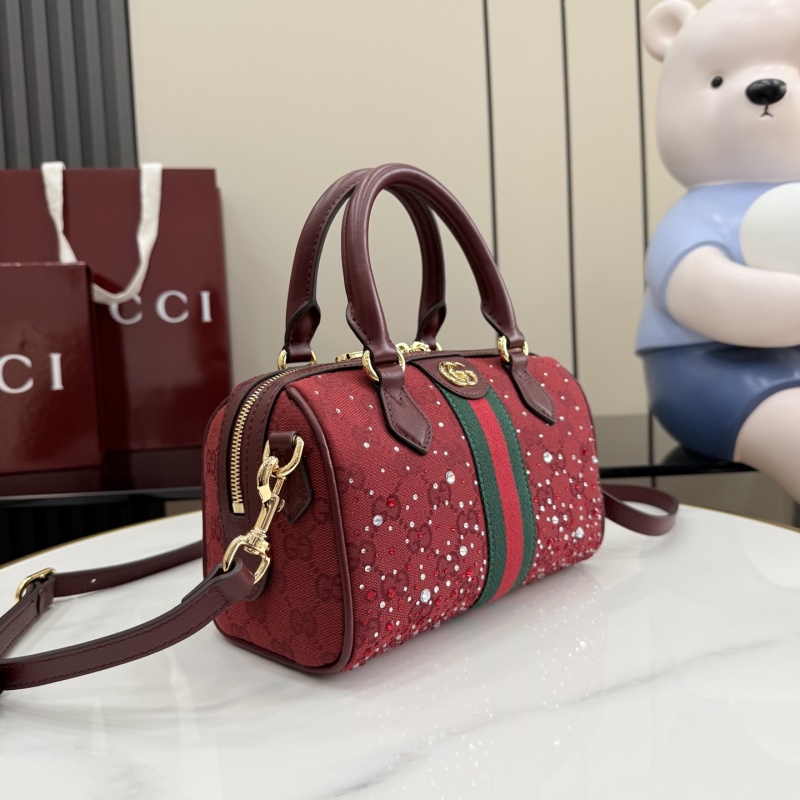 Сумка Gucci с кристаллами и классической полосой