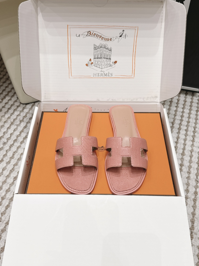 Женские шлёпанцы H-образной формы Hermès