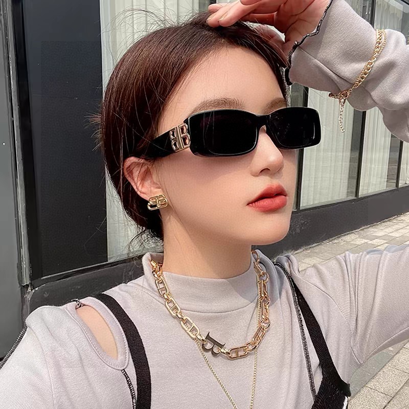 Солнцезащитные очки Balenciaga с логотипом BB