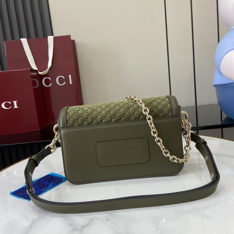 Сумка Gucci с цепочкой и принтом GG
