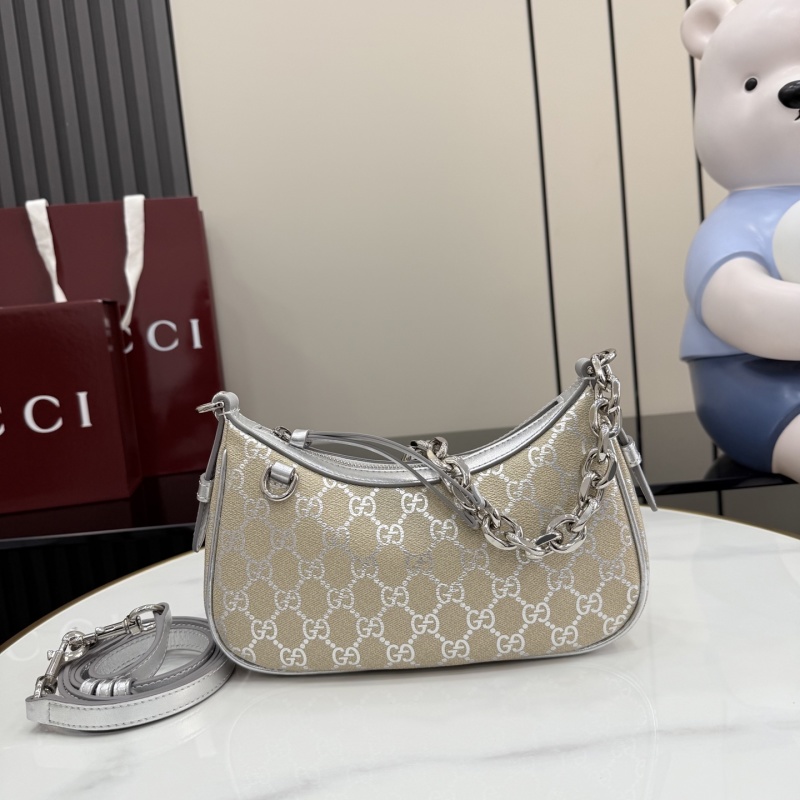 Сумка Gucci с цепочкой и принтом GG
