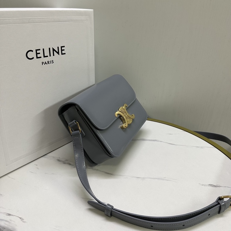 Сумка Celine Triomphe Mini серая