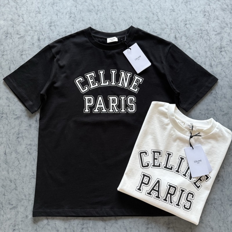 Футболка Celine с надписью PARIS