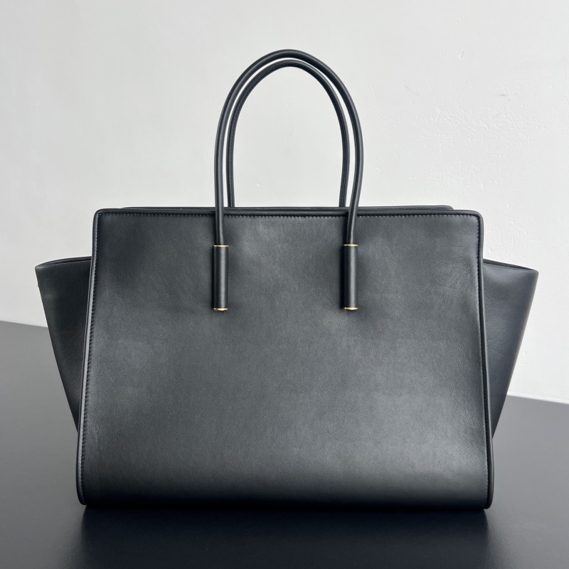 Черная кожаная сумка-тоут Bottega Veneta
