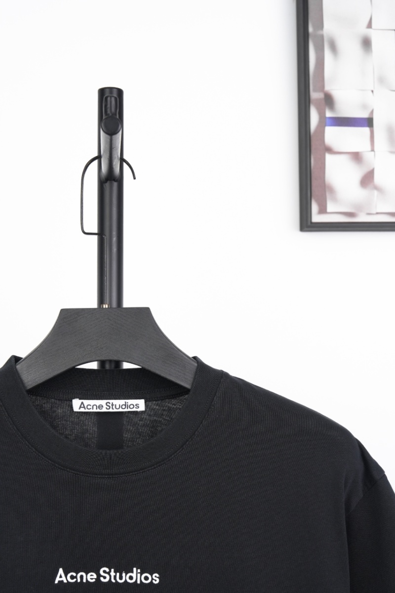 Футболка Acne Studios черная с логотипом