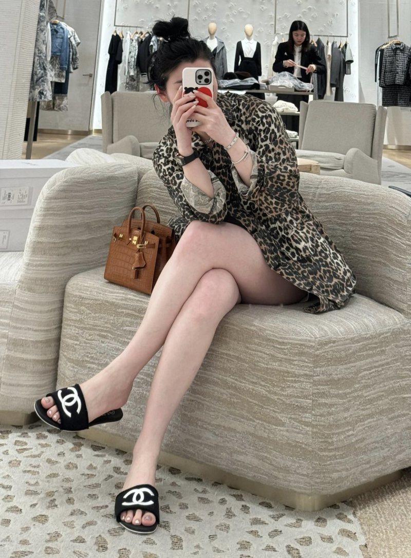 Мюли женские Chanel черные
