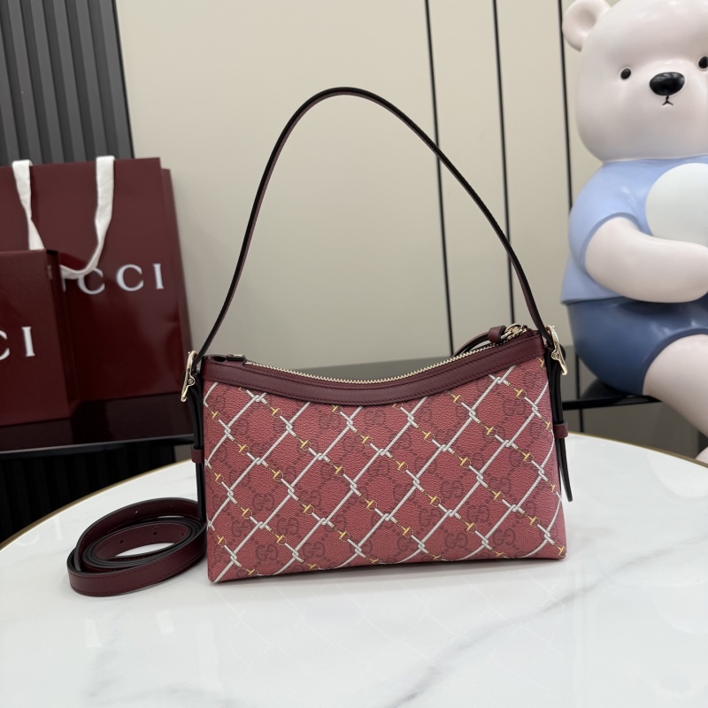 Сумка Gucci с принтом и ремнем