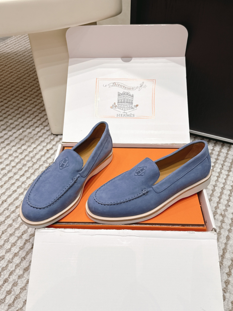 Женские замшевые лоферы Hermès